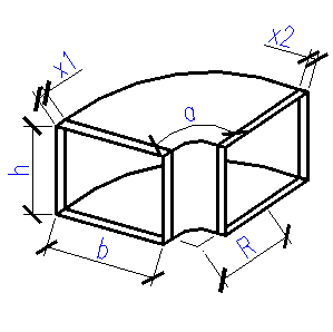 rectangular elbow